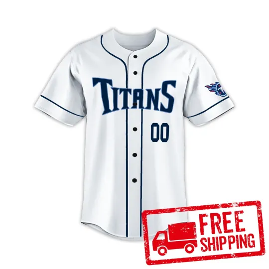 Discover Custom Personalized, Titanss Team Tennessee Baseball Jersey