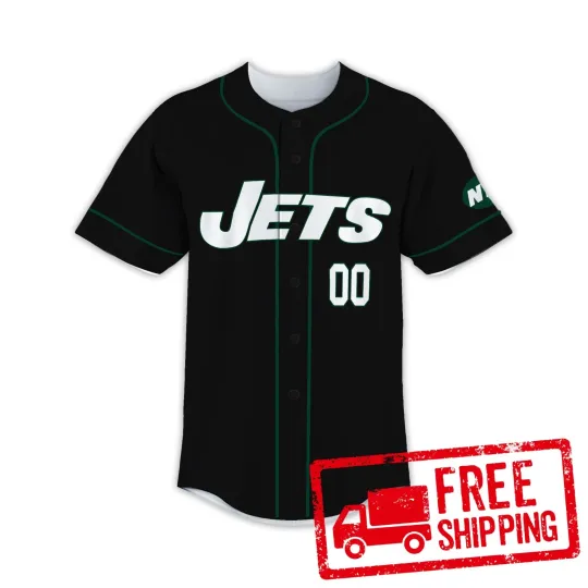 Discover Custom Personalized, Jetss Team New York Baseball Jersey
