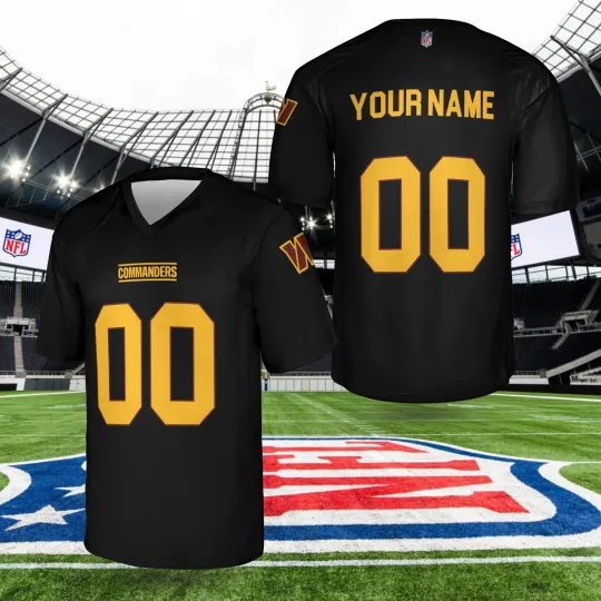Discover Custom Personalized, Commanderss Team Washington Football Jersey #1, Lot S-5XL