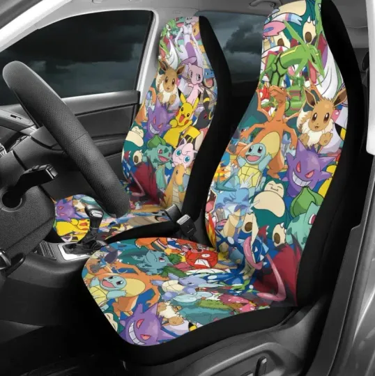 Eevee Characters Cartoon Car Seat Covers for Home & Living