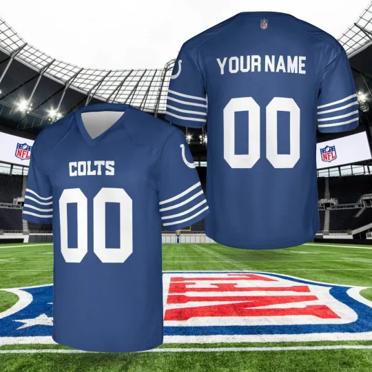 Custom Personalized, Coltss Team Indianapolis Football Jersey