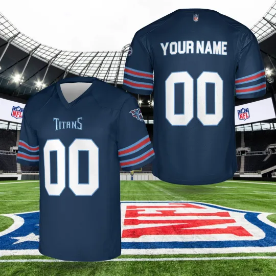 Discover Custom Personalized, Titanss Team Tennessee Football Jersey