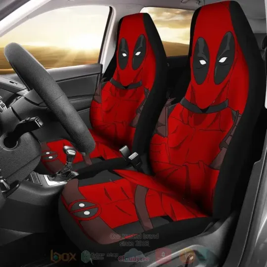 Deadpool Cartoon Movie Car Seat Cover Limited Edition