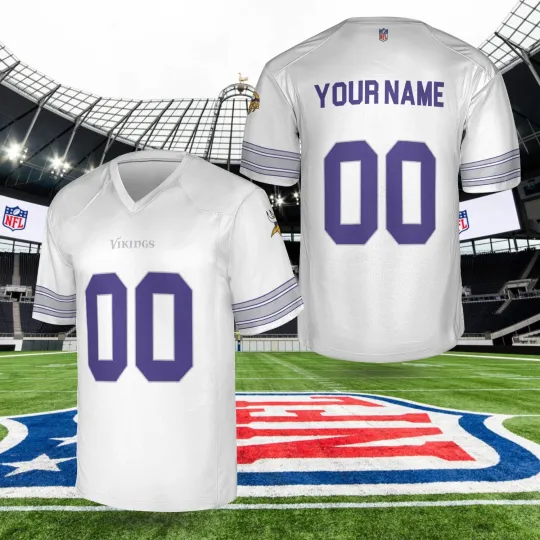 Discover Custom Personalized, Vikingss Team Minnesota Football Jersey