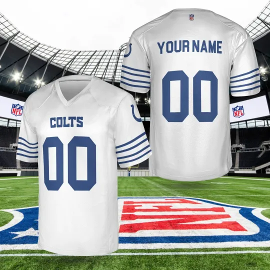 Custom Personalized, Coltss Team Indianapolis Football Jersey