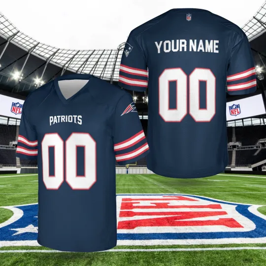 Discover Custom Personalized, Patrioss Team New England Football Jersey