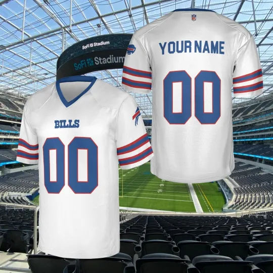 Discover Custom Personalized, Billss Team Buffalo Football Jersey