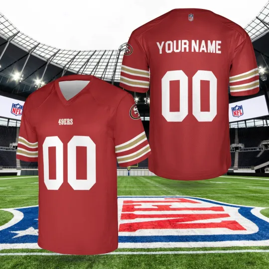 Discover Custom Personalized, 49erss Team San Francisco Football Jersey