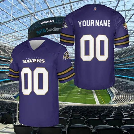 Discover Custom Personalized, Ravenss Team Baltimore Football Jersey