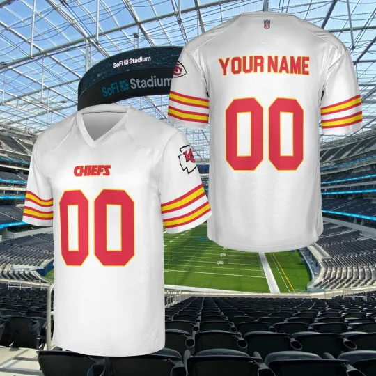 Discover Custom Personalized, Chiefss Team Kansas City Football Jersey