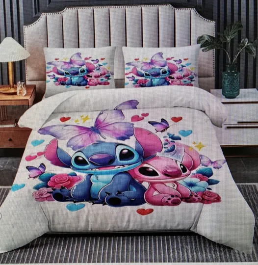 Discover Cartoon Lilo and Stitch Bedding Set for Kids