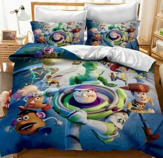 Toy Story Bedding Set Quilt Comforter Cover Duvet Cover for Twin Full Queen King