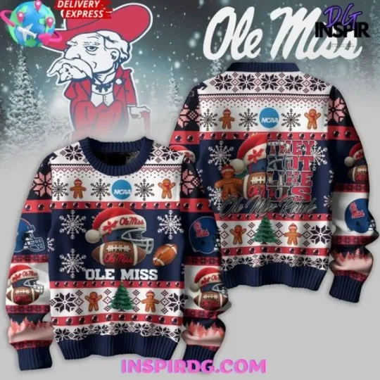 Discover Ole Miss Rebels Christmas Edition Ugly Sweater