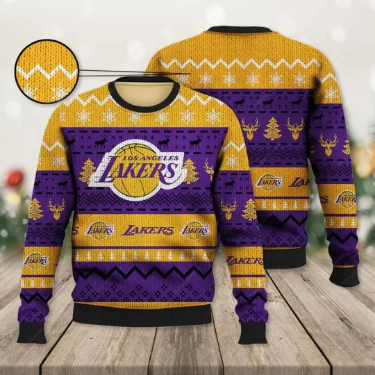 Discover Lakers ugly christmas sweater Gift for Holiday