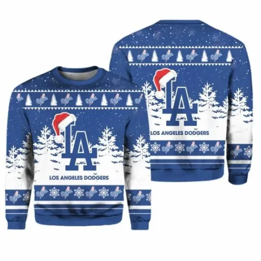 Dodgers Christmas Ugly Sweater