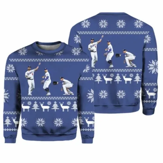 Discover Mookie Freddie And David Dodger Ugly Christmas Sweater