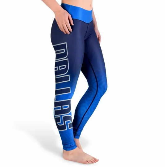 Discover Women's Dallas Mavericks Gradient Print Leggings