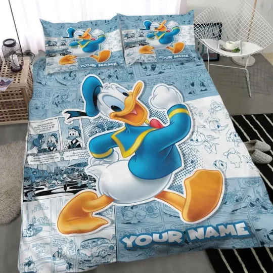 Discover Personalized Disney Donald Duck Bedding Set