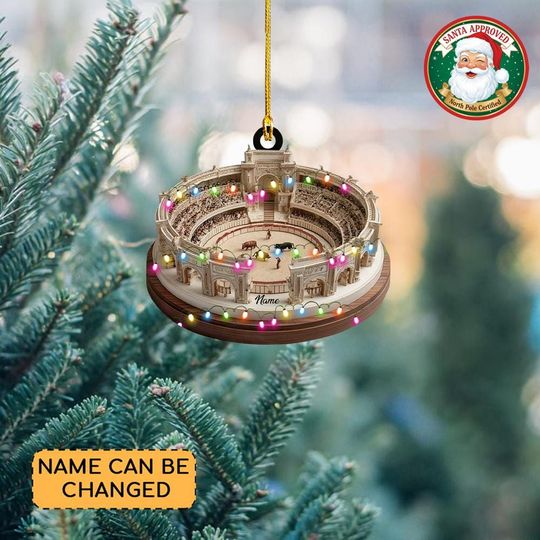 Discover Personalized Bullfighting Christmas Ornament, Bullfighting Lovers Ornament, Bullfighting Ornament, Bullfighting Xmas Ornament Decor NN1-409