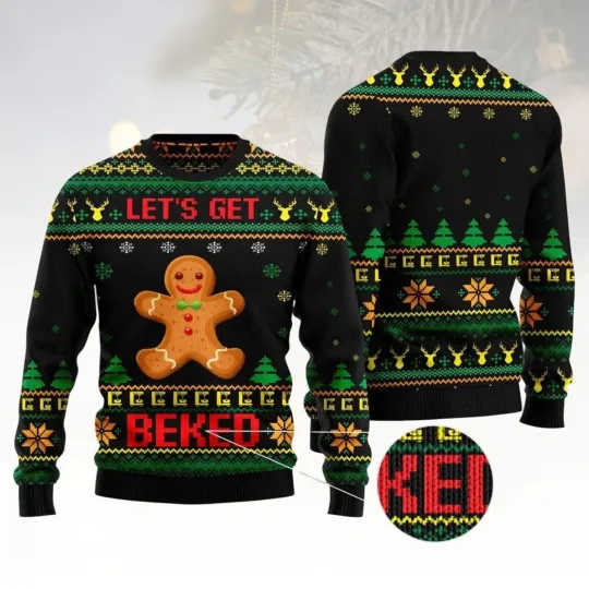 Discover Gingerbread Ugly Christmas Sweater, Funny Xmas