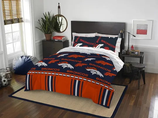 Discover Northwest football Denver BroncosBedding Set