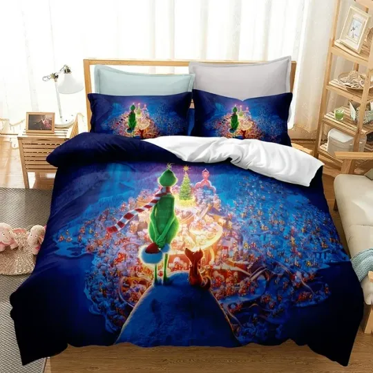 Discover The funny character Christmas collection cartoon Bedding Set