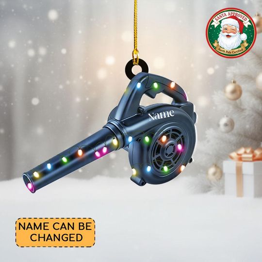 Discover Personalized Leaf Blower Christmas Ornament, Leaf Blower Ornament, Lawn Care Ornament, Gardener Ornament, Farmer Ornament Gift Thdso-1700