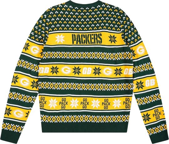 Discover FOCO Football Team Logo Ugly Sweater