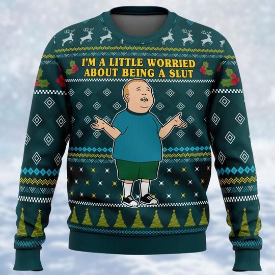 Christmas Bobby Hill Ugly Sweater, Fox King of the Hill, Cartoon Xmas Sweatshirt, Family Christmas Shirt, Xmas Gift for Fans