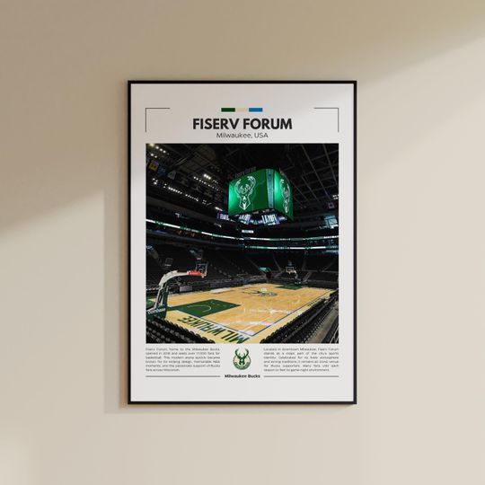 Discover Fiserv Forum Poster | Milwaukee Bucks