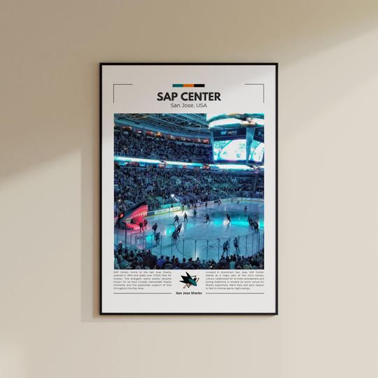 Discover SAP Arena Poster | San Jose Sharks