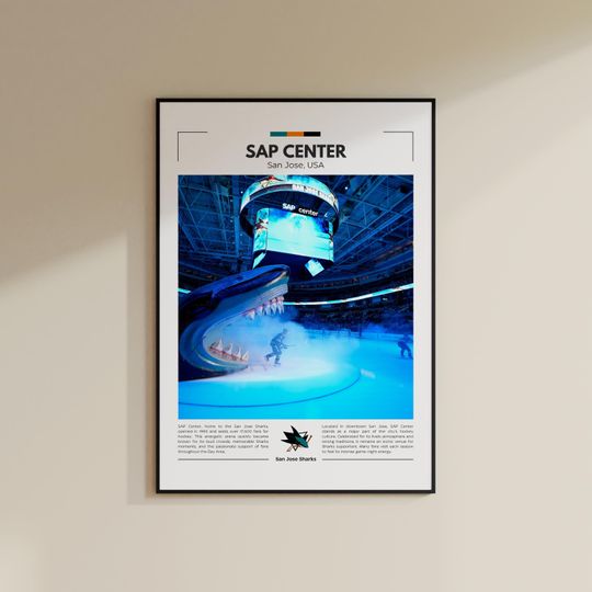 Discover SAP Arena Poster | San Jose Sharks
