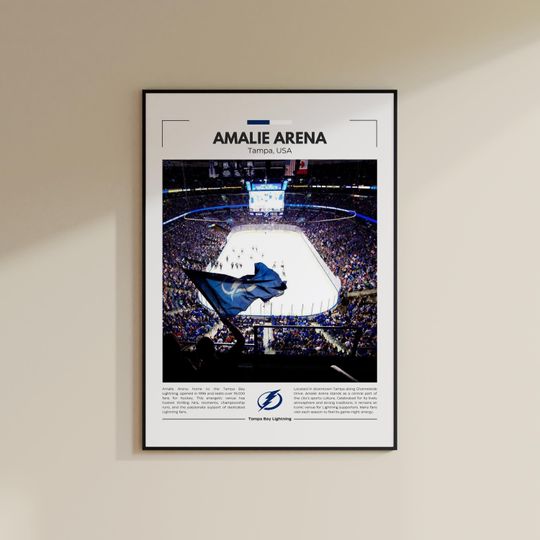 Discover Amelie Arena Poster | Tampa Bay Lightning