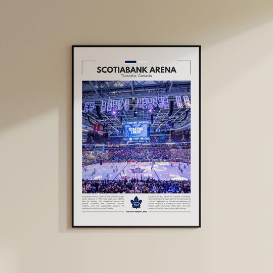 Discover Scotiabank Arena Poster | Toronto Maple Leafs