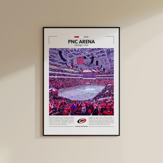 Discover PNC Arena Poster | Carolina Hurricanes