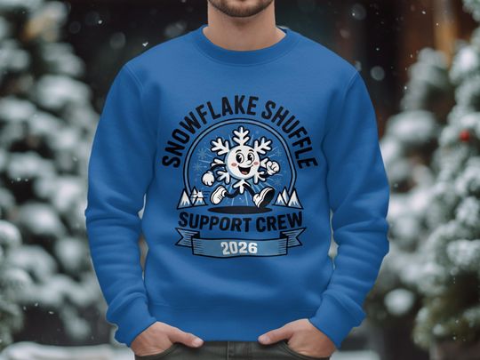 Snowflake Shuffle 2026 Support Crew Shirt Winter Olympics Snowflake Cartoon Event Merchandise