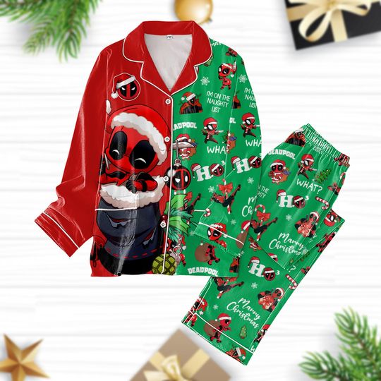 Cute Spider Man Christmas Pajamas Set, Spiderman Pajamas Family, Spiderman Comic Pajamas, Avengers Spiderman Pajamas, Marvel Sleepwear