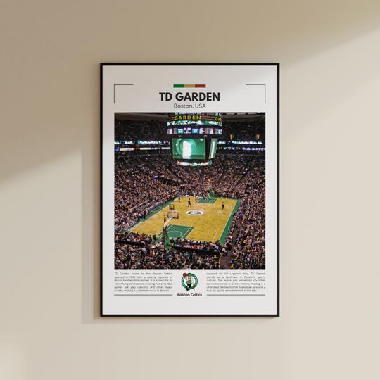 TD Garden Poster | Boston Celtics