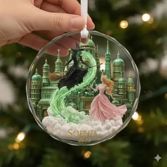 Discover Wicked Glass Ornament, Wicked Changed For Good Ornament, Wicked Musical