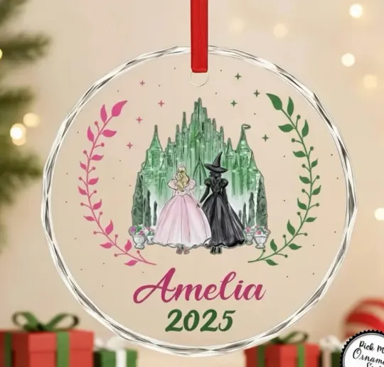 Discover Wicked Musical Glass Ornament, Changed For Good Gift Christmas