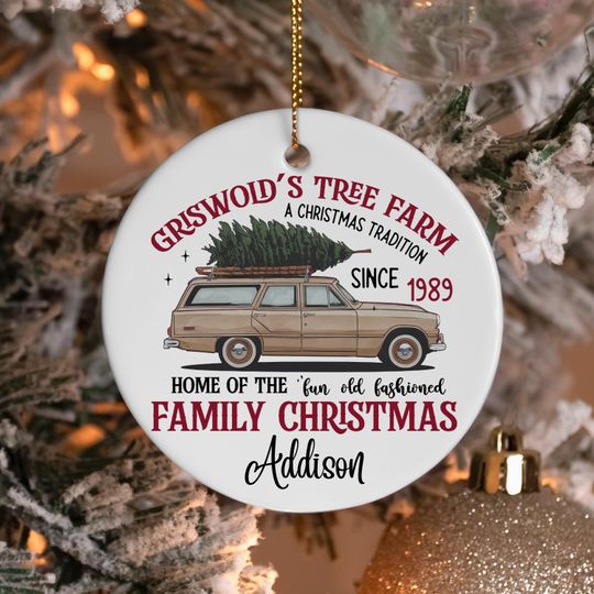 Discover Grisworld Ornament, Grisworld Christmas Tree Ornament, Christmas Movie Ornament, Family Xmas Ornament, Merry Christmas Ornament-Angelina