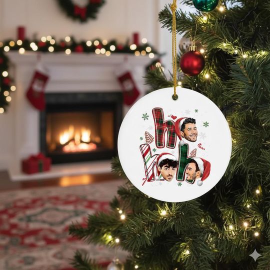 Vintage Jonas Brothers Concert Christmas Ornament, Jonas Brother Xmas