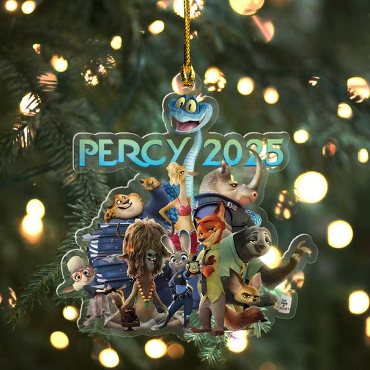 Discover Personalized Disney Zootopia 2 Nick Judy Gary Ornament/Disney Zootopia 2 Christmas Ornament/Nick And Judy Christmas Zootopia 2 Gift OHWX17