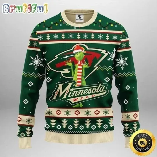 Discover funny character Stole Minnesota Wild Hockey Ugly Christmas Sweater