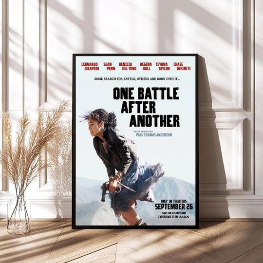 Discover One Battle After Another Poster 2025 Premium Movie Print Modern Wall Art