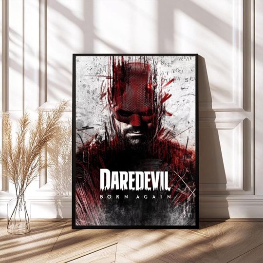 Discover Marvel's Daredevil Reborn 2025 Movie Poster Matt Murdock Charlie Cox