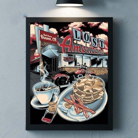 Machine Gun Kelly MGK Lost Americana Tour 2025 Poster