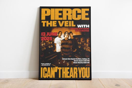 Pierce The Veil Poster Print - Music Poster - Album Cover Wall Decor - Room Decor