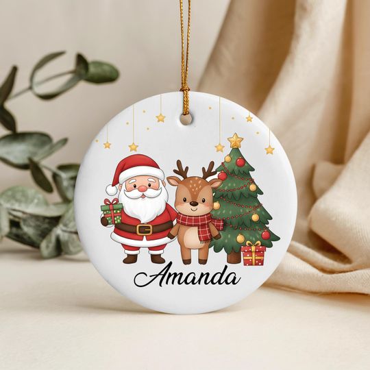 Discover Baby First Christmas Ornament, Cute Christmas Smowman Ornament, Baby Christmas Tree Gift, Christmas reindeer Ornament, 2025 Baby Shower Gift
