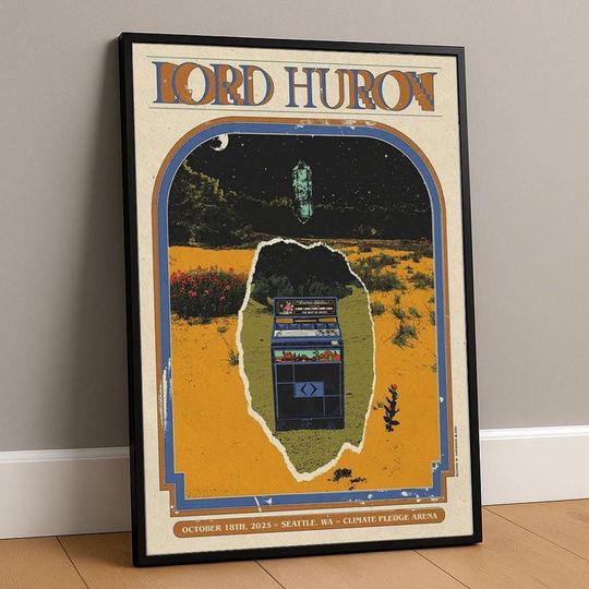Discover Lord Huron Tour Seattle WA 10.18.2025 Premium Matte Vertical Poster